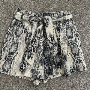 Zara Snake Skin Shorts